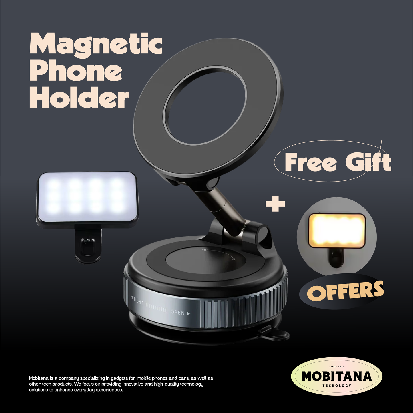 MagneStick™ - Phone Mount + Free Gift